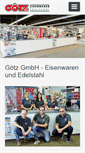 Mobile Screenshot of goetz-eisenwaren.de